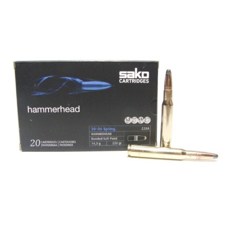 Naboji Sako .30-06 SPRG SP 228A Superhammerhead 14,3g (20)