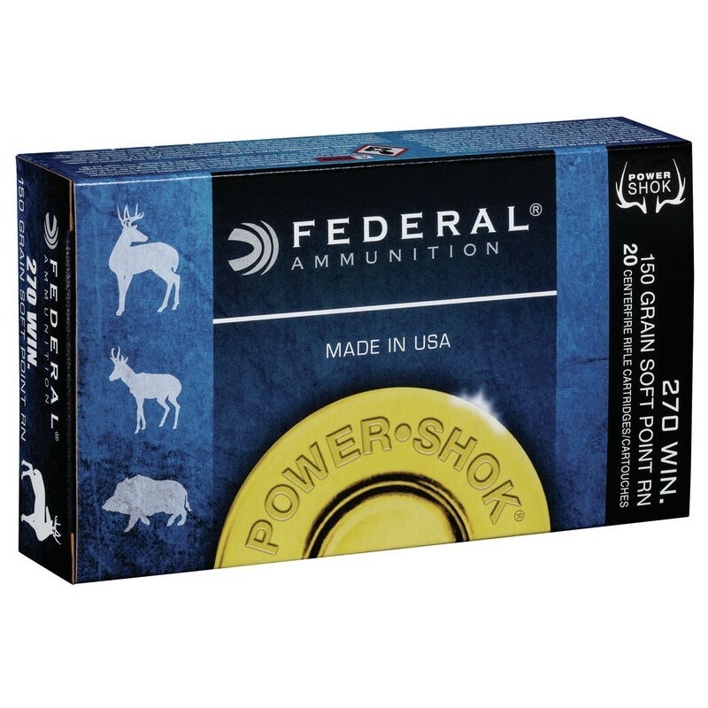 Naboji .270 Win Power Shok 9,70g /150gr FEDERAL (20)