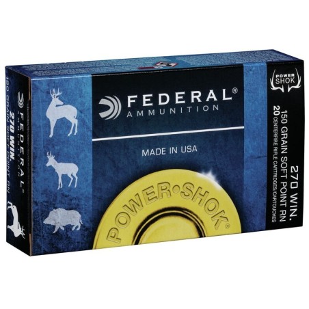 Naboji .270 Win Power Shok 9,70g /150gr FEDERAL (20)