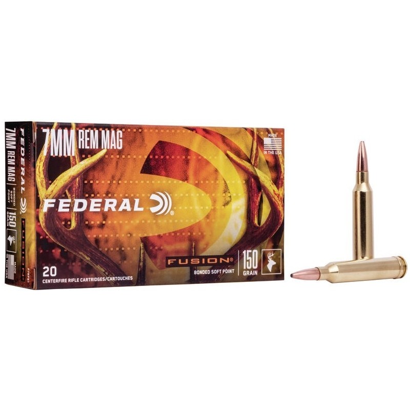 Naboji 7mm Rem. Mag. Fusion 9,7g / 150gr SP Federal