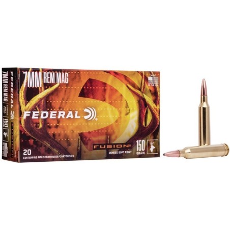 Naboji 7mm Rem. Mag. Fusion 9,7g / 150gr SP Federal