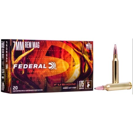 Naboji 7mm Rem. Mag. Fusion 11,34g / 175 gr SP Federal (20)