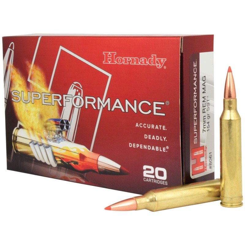 Naboji Hornady 7mm Remington Magnum 154gr SST