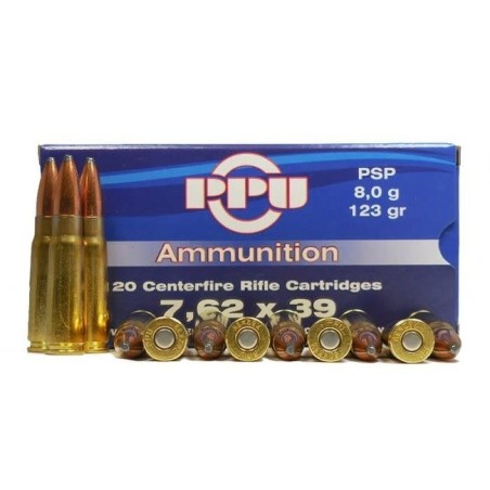 PPU 7,62x39 PSP 8,0g