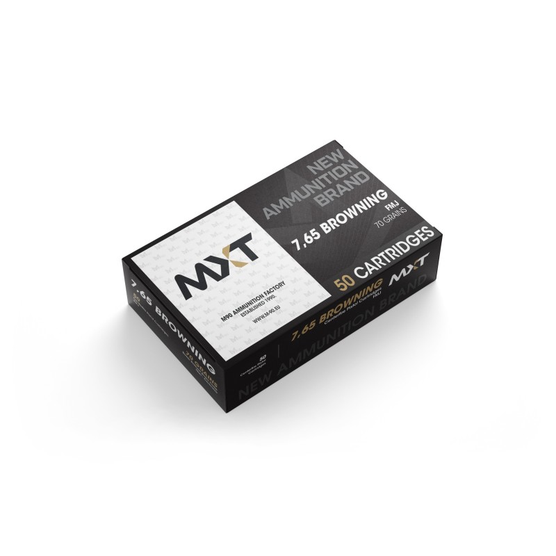 Naboji 7,65mm 4,55g/70gr FMJ MXT (50)