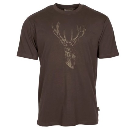 Maja T-Shirt Pinewood Red Deer Rjava