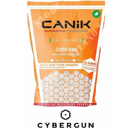 Kroglice 6mm BB's Canik 0,23g 3200kos