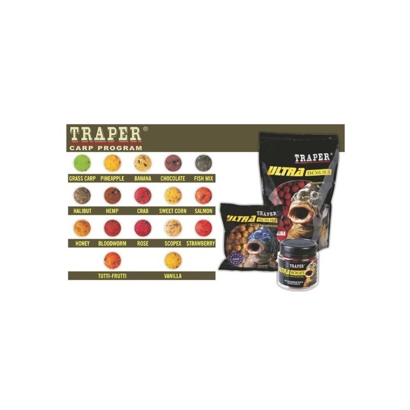 Boili Traper Ultra 1kg 16mm Vanilla