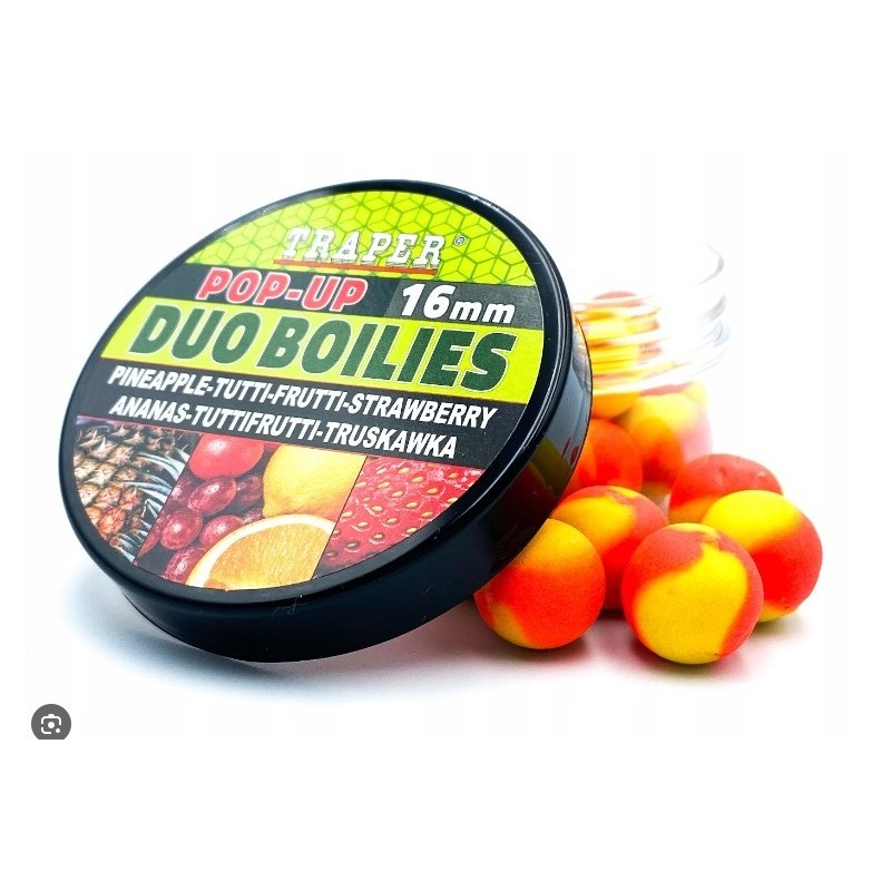 DUO COLOR POP-UP 16mm/40g Ananas/Tutti Frutti/Jagoda