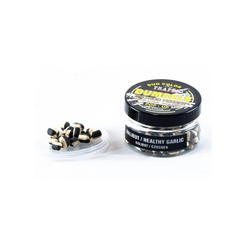 Dumbes Pop-Up 8/10mm Duo-Color Halibut/Garlic
