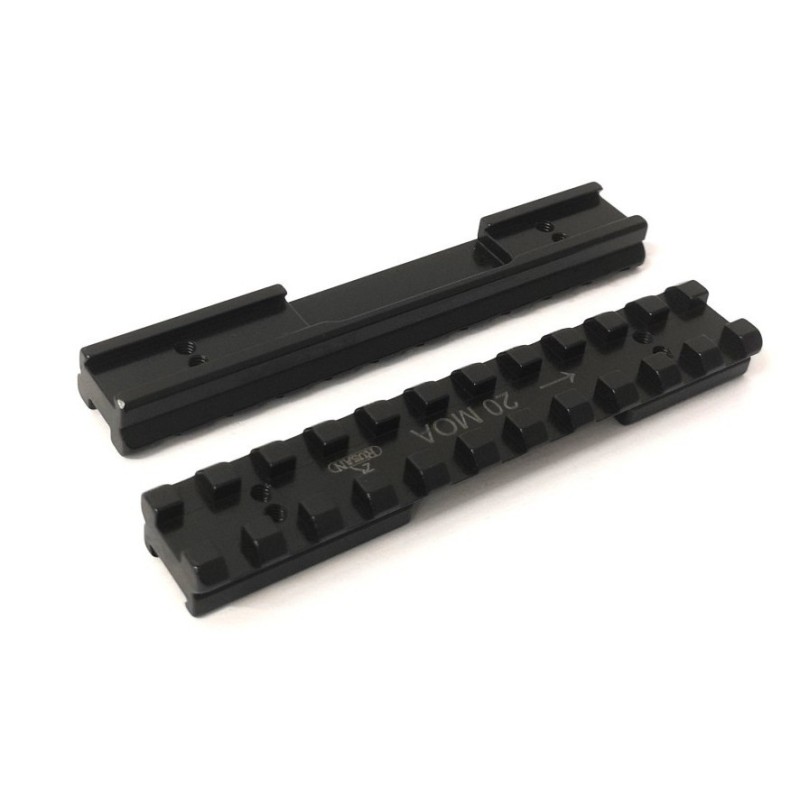 Letev Picatinny rail 20 moa CZ 452/455/457/512