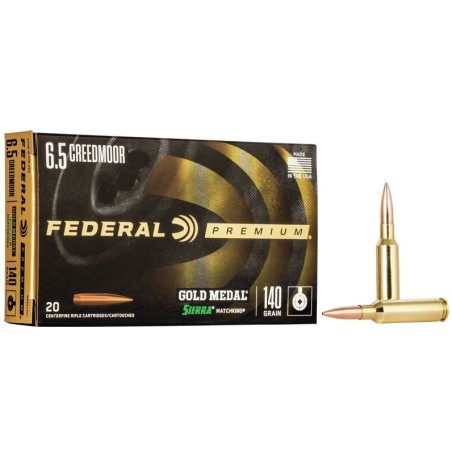 Naboj 6,5 Creedmoor GM Sierra Match king 9g/140gr (20)