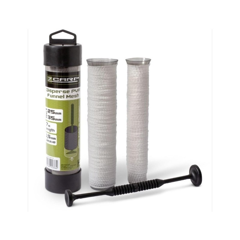 PVA Mrežica Z-Carp Funnel SET 25&35mm + plunger (2x7m)