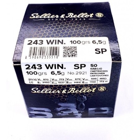 Naboji SB .243 Win SP 6,5g (50)