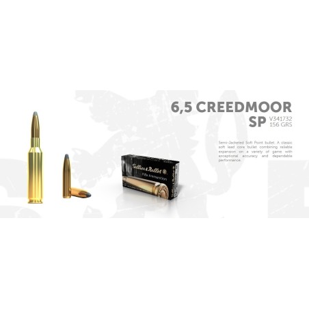 Naboji S&B 6,5 Creedmoor SP 10,1g (20)