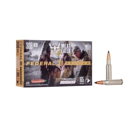 Naboji .308 Win 10,7g / 165gr Trophy Copper, Federal (20)