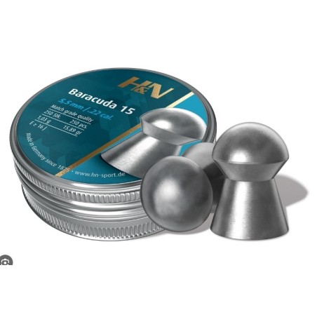 Diabole H&N Baracuda 15 5,52/250kos 15,89grain