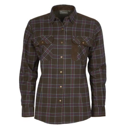 Srajca Ž. Prestwick Exclusive W'S, zeleno/rjava, Pinewood