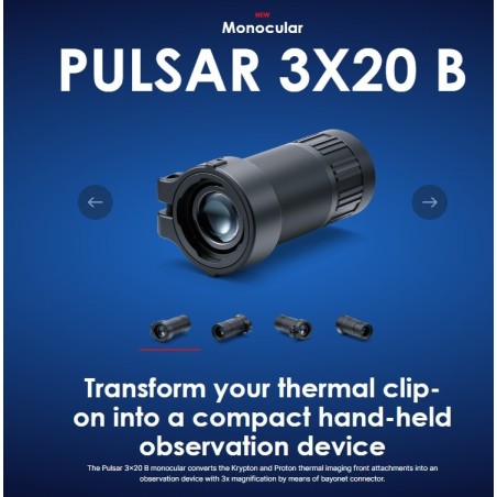 Pulsar 3x20 B Monocular