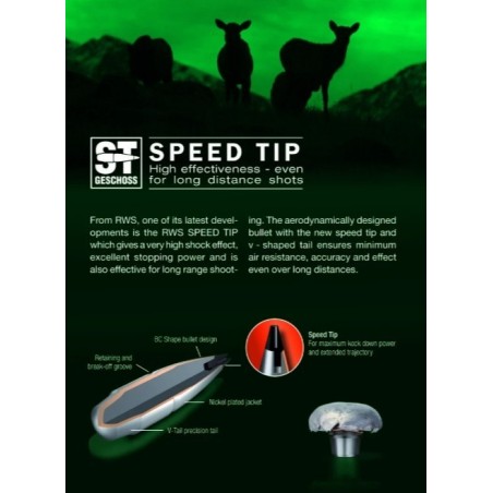 Naboji rws .308 Win Speed Tip 10,7g (20)
