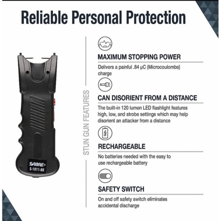 Paralizator Sabre Stun Gun Black