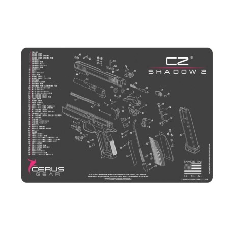 Podloga za pištolo CZ Shadow 2 Schematic Pink