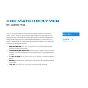 Pištola Walther PDP Match Full Size 5"