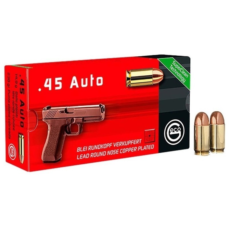 Naboji Geco .45 Auto CLRN 14,9g (50)