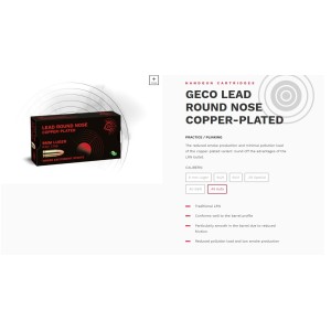 Naboji Geco .45 Auto CLRN 14,9g (50)