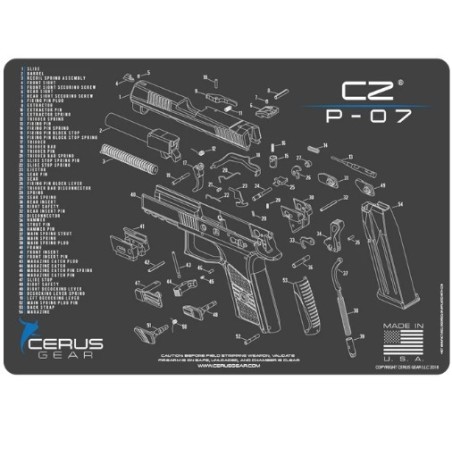 Podloga za pištolo CZ P07/09 Schematic Grey