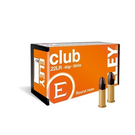 Naboji ELEY 22 LR Club 2,59g/40gr LRN (50)