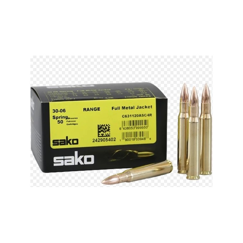 Naboji Sako .30-06 FMJ 8g/123gr Range Speedhead (50)