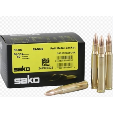 Naboji Sako .30-06 FMJ 8g/123gr Range Speedhead (50)