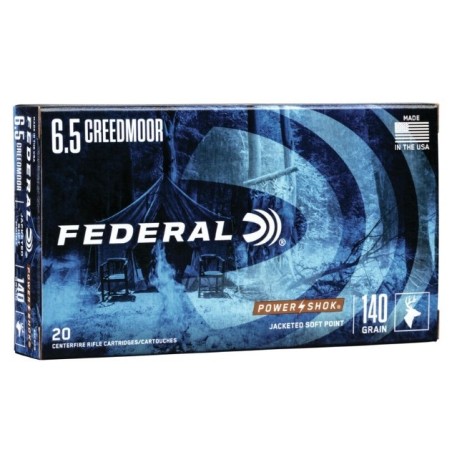 Naboji Federal 6,5 Creedmoor 9,0g/ 140gr Power Shok SP (50)