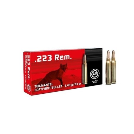 Naboji Geco .223 Rem SP 3,43g/53gr (20)