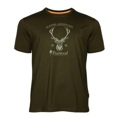 Maja T-Shirt Pinewood Red Deer Zelena