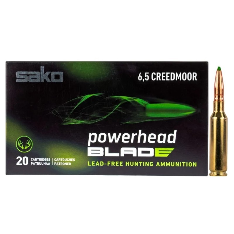 Naboji Sako 6,5 Credmoor SP Powerhead Blade 7,8g / 120gr (20)