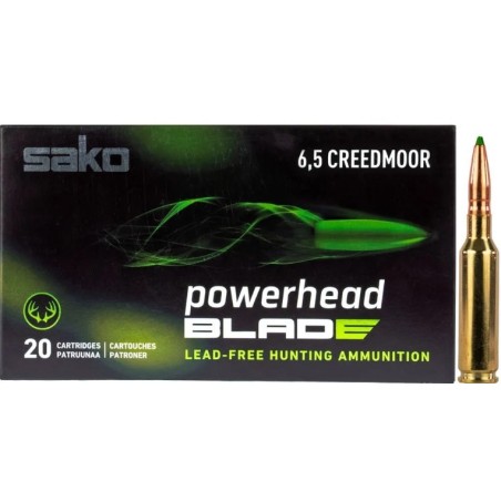 Naboji Sako 6,5 Credmoor SP Powerhead Blade 7,8g / 120gr (20)