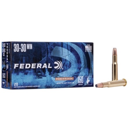Naboji .30-30 Win Power Shok 9,7g/150gr SP FN, Federal (20)