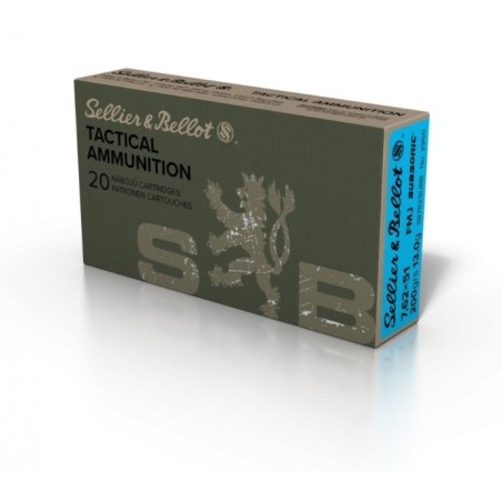 Naboji S&B .308 Win Subsonic FMJ 13g (20)