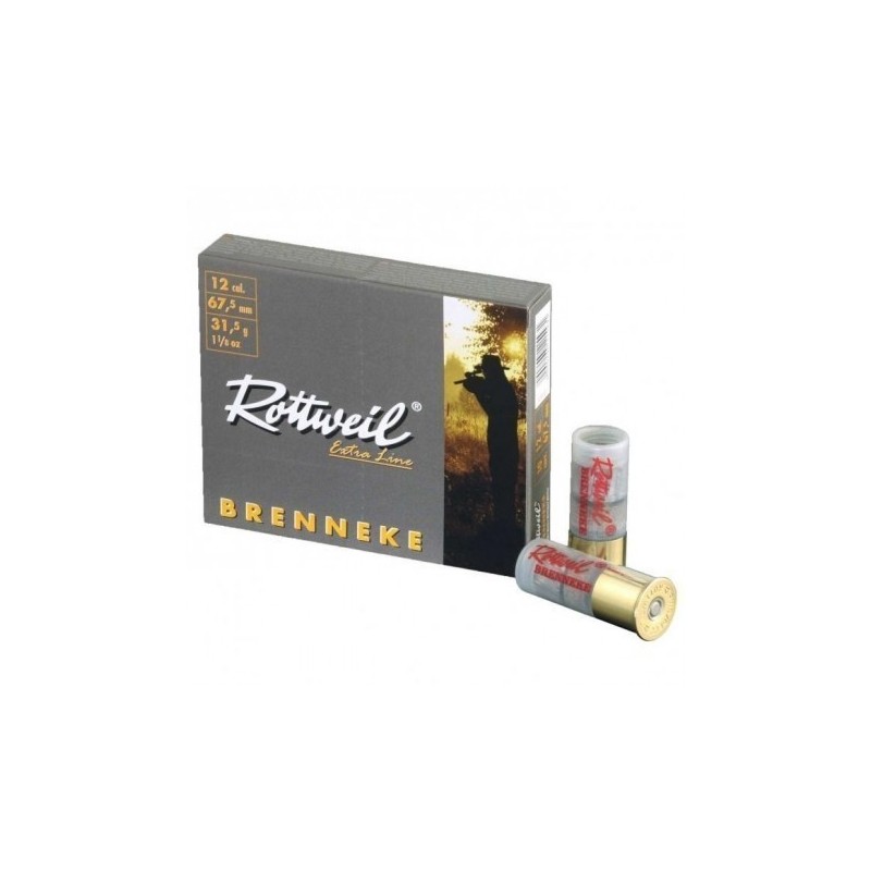 Naboji rtw brenneke 12/67.5, 31.5g, prozorna UM