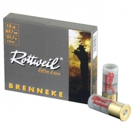 Naboji rtw brenneke 12/67.5, 31.5g, prozorna UM