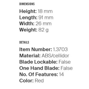 Nož Victorinox Climber red