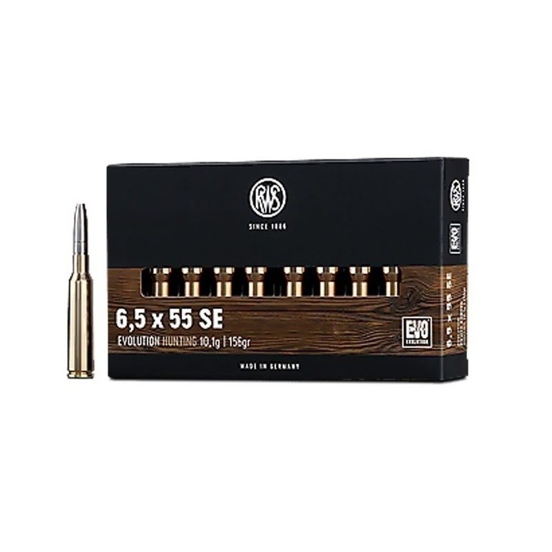 Naboji 6,5x55 EVO 10,1g RWS (20)