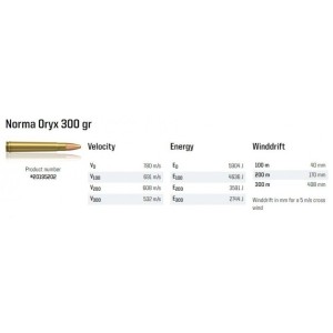 Naboji Norma CTG .375 H&H Mag  19,4g (20)