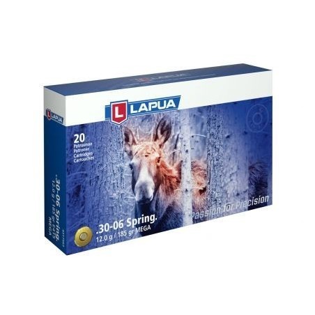Naboji .30-06 Sprg. 12,0g/ 185gr Mega SP, Lapua (20)