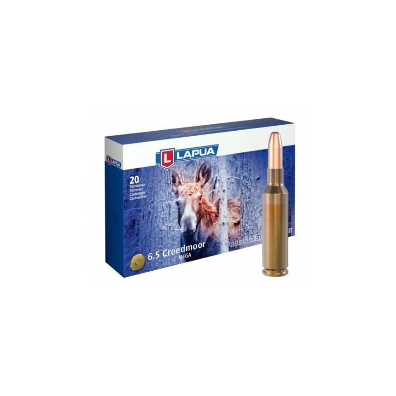 Naboji 6,5 Creedmoor 10,1g / 156gr Mega SP, Lapua (20)