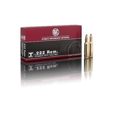 Naboji .222Rem TMS 3,24g RWS (20)