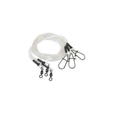 Predvez Regenerator Trace 50 cm 1,0mm 25 kg Swivel Needle Snap (3 kos)