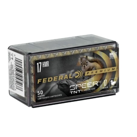 Naboji Federal .17 HMR TNT V-Shok 1,1g/17gr Speer JHP (50)